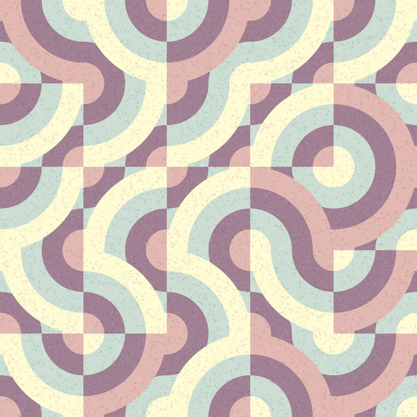Patrón geométrico abstracto, ilustración de arte computacional generativo - Vector, imagen