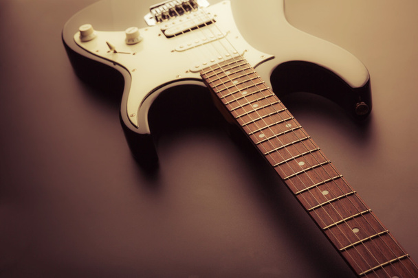 elektrische gitaar fretboard - Foto, afbeelding