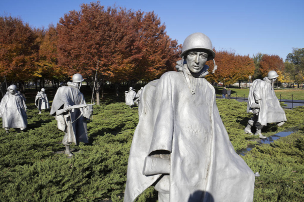 Memorial de la Guerra de Corea en Washington DC - Foto, Imagen