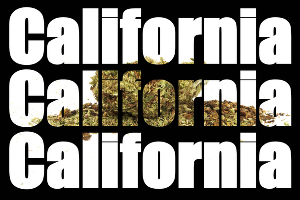 Каліфорнія марихуани, символ і знак  - Фото, зображення