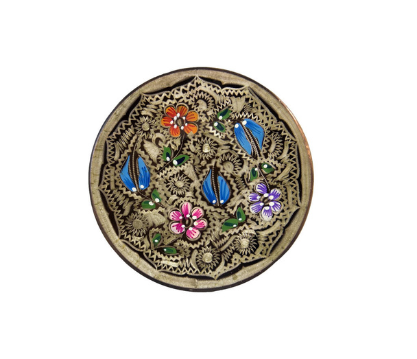 Placa de cobre turco - aislado - Foto, Imagen