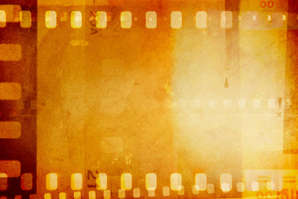Film negatieve frames achtergrond. Kopieerruimte - Foto, afbeelding