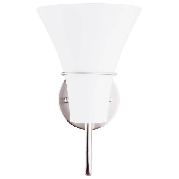 Современная настенная лампа для украшения интерьера на белом фоне. - Фото, изображение