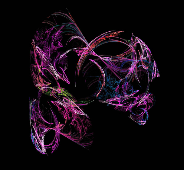 image of one  Illustration of digital fractal - Fotografie, Obrázek