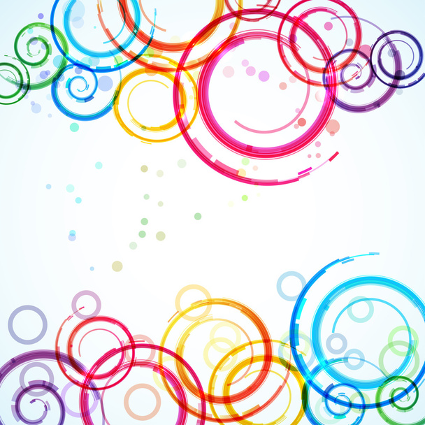 Spirals background - Vector, Imagen
