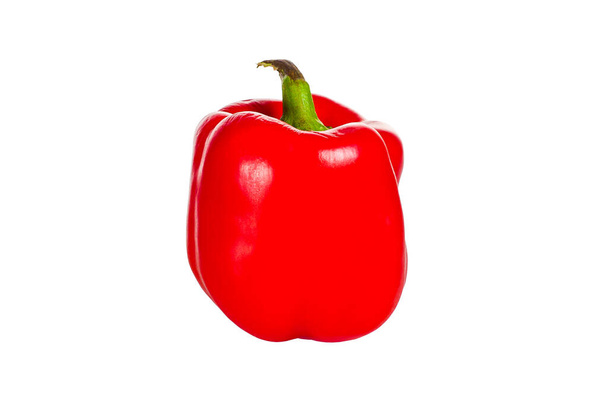 Punainen paprika eristetty valkoinen - Valokuva, kuva