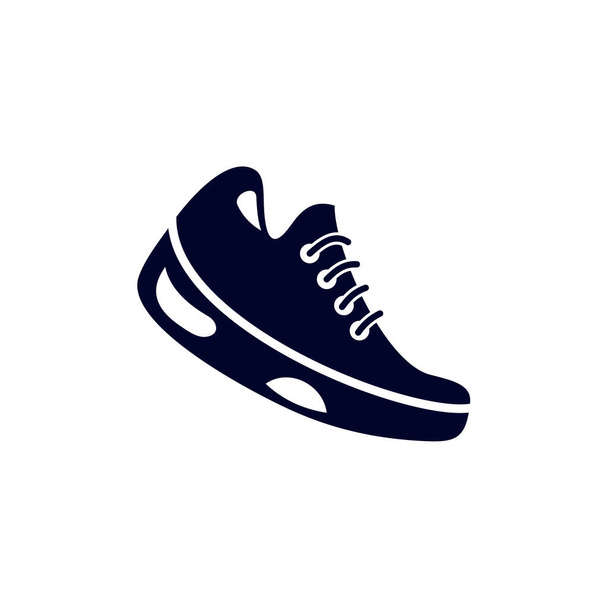Schuhe Sport-Design-Vektor, Fitness-Geräte-Icon-Konzept, Creative Gym Symbol, Illustration - Vektor, Bild