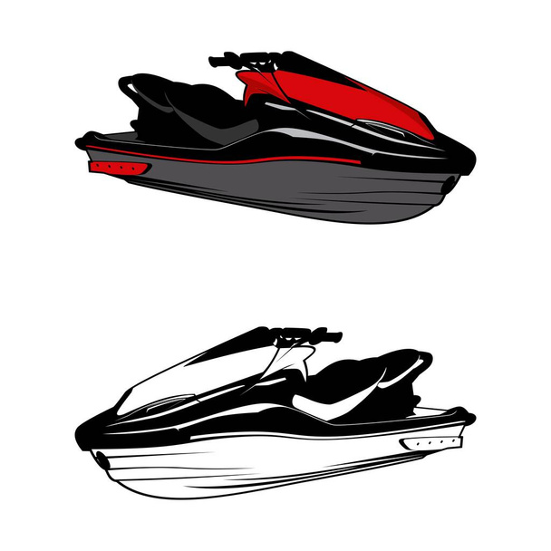 barco velocidade logotipo design ícone vetor - Vetor, Imagem