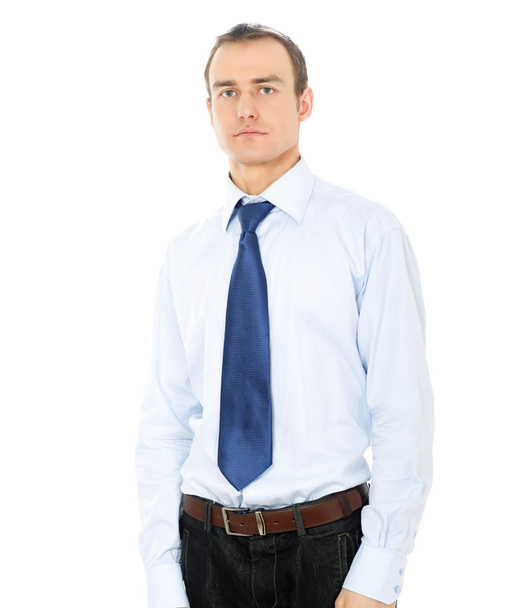 A portrait of a businessman standing - Фото, зображення