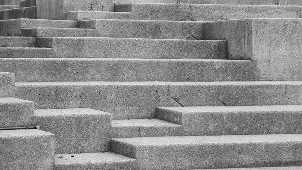 Close up shot of concrete stairs for background use - Photo, Image