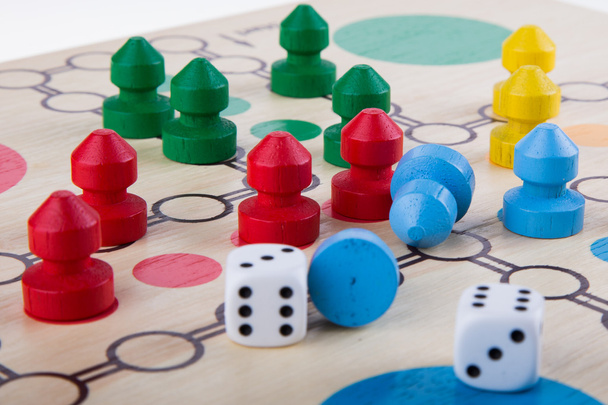 gekleurde bordspel - Foto, afbeelding