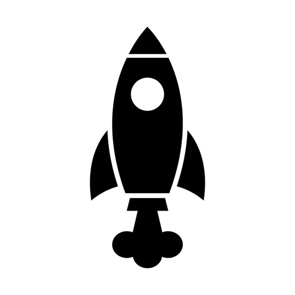 Spouštěcí vektorová ikona Glyph, která může snadno upravit nebo upravit - Vektor, obrázek