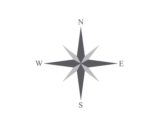 Kompassi Logo malli vektori kuvake kuvitus suunnittelu - Vektori, kuva