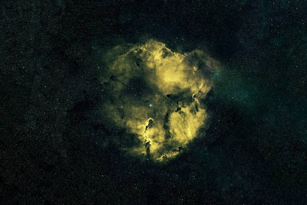 Zielona galaktyka w kosmosie. Elementy tego obrazu dostarczone przez NASA. Wysokiej jakości zdjęcie - Zdjęcie, obraz