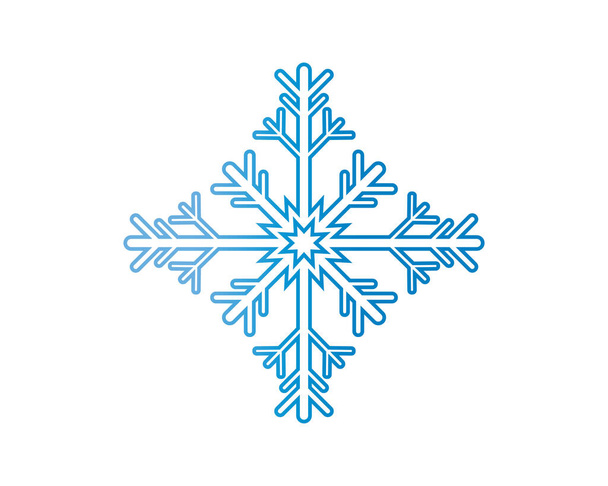 Εικονογράφηση προτύπου νιφάδων χιονιού - Διάνυσμα, εικόνα