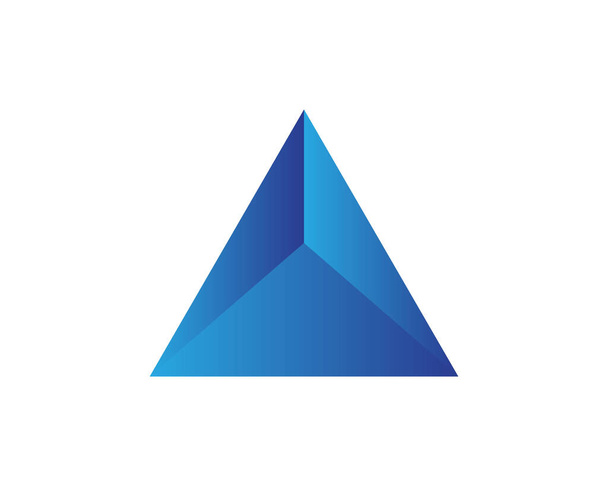  三角形のロゴテンプレートデザイン - ベクター画像
