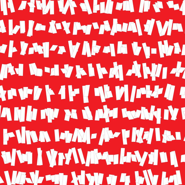 fond rouge avec motif de bandes blanches - Photo, image