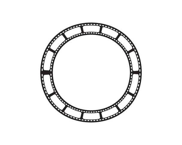 векторная иллюстрация логотипа ленты - Вектор,изображение