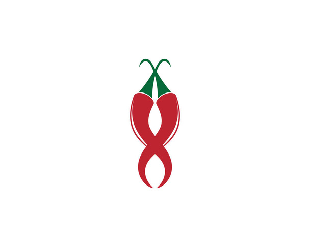 Hot Chili vektor ikon illusztráció design - Vektor, kép