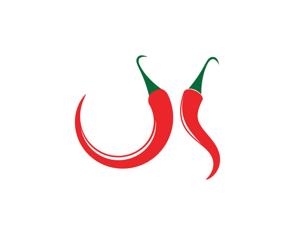 Hot Chili Векторний дизайн ілюстрації піктограм
 - Вектор, зображення
