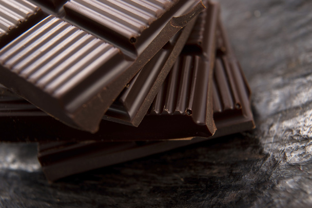 posiekanej czekolady  - Zdjęcie, obraz
