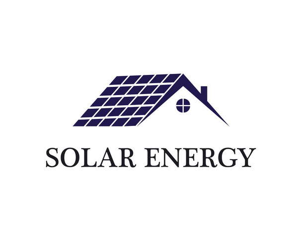 Solar Energy Logo Vektorvorlage - Vektor, Bild