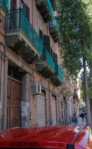 Építészet Palermo belvárosában - Fotó, kép