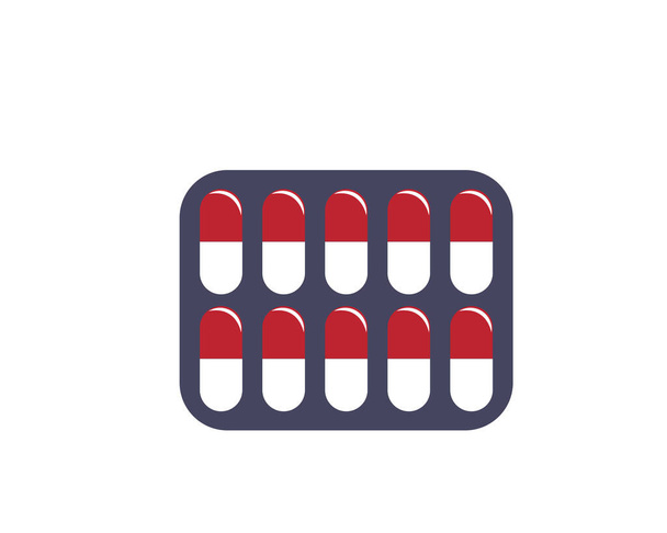 cross drogisterij medische apotheek logo illustratie - Vector, afbeelding