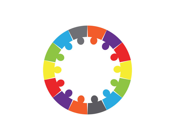 Collection Of People Icons In Circle - Vector Concept Engagement, Togetherness - Vector, Image