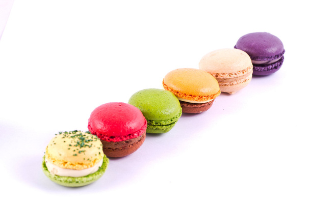 několik typů barevných macarons - Fotografie, Obrázek