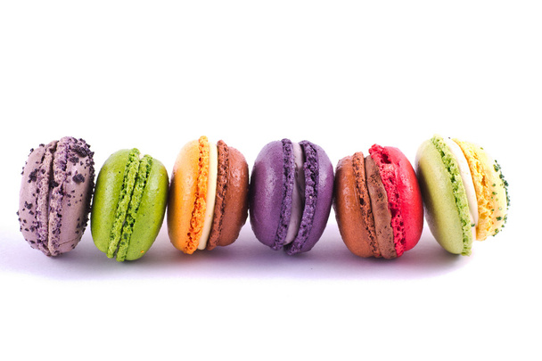 Colorful macarons - Foto, afbeelding