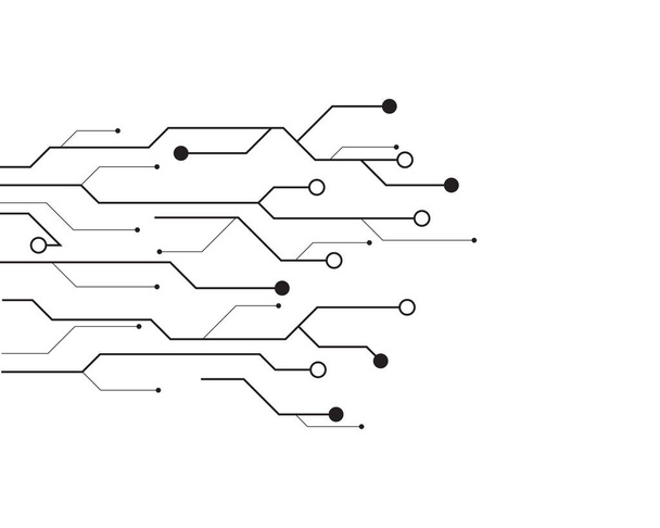 回路図デザインベクトルシンボルロゴ技術 - ベクター画像