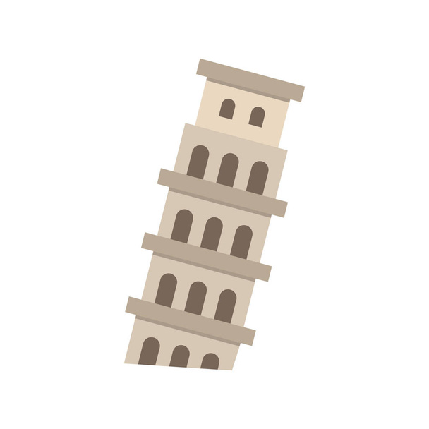 Башня Пизы, Италия, Европа, Пиза полностью редактируемые векторные иконки - Вектор,изображение