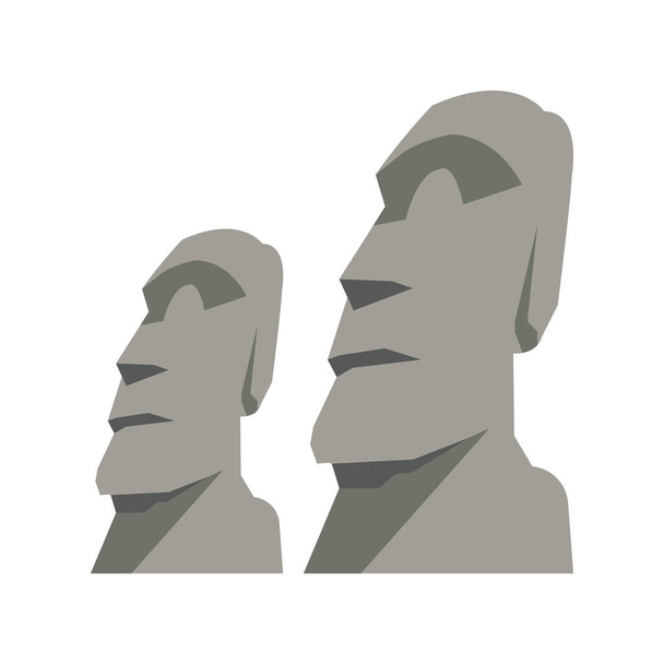 Isolated Moai Emoji Vector Flat Icon Stock Vector (Royalty Free) 1707368749
