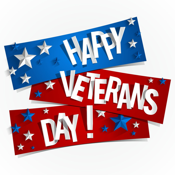 Feliz Dia dos Veteranos
 - Vetor, Imagem
