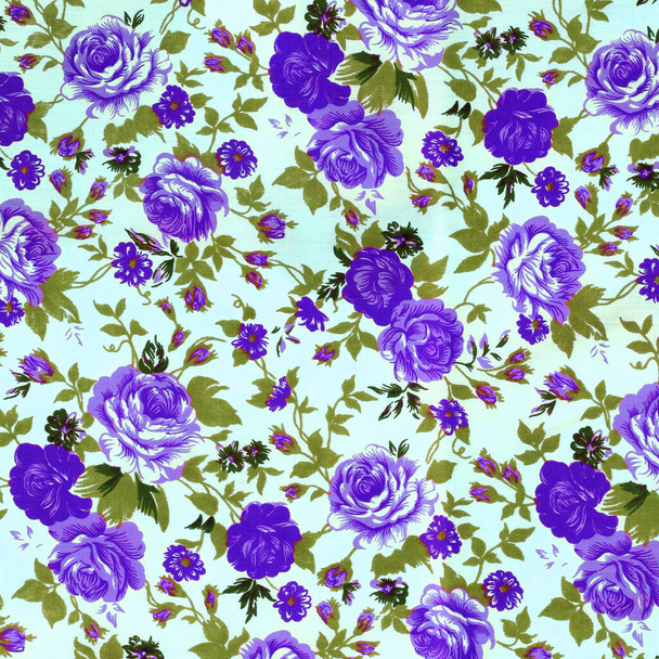 Blumen Stoff Muster Hintergrund - Foto, Bild