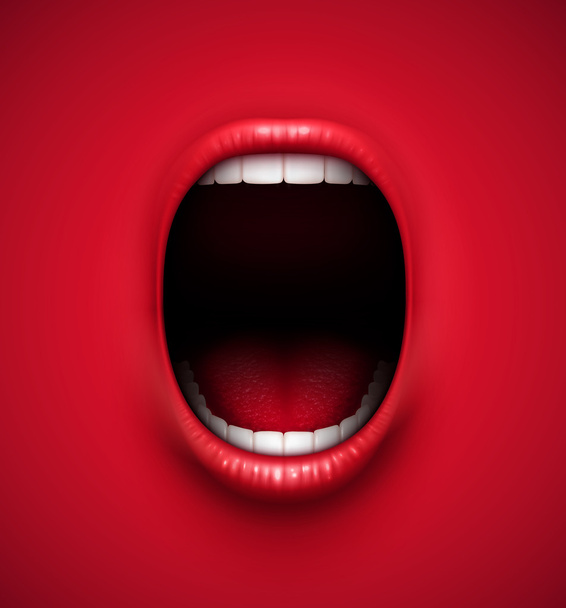 Scream background - Vector, imagen