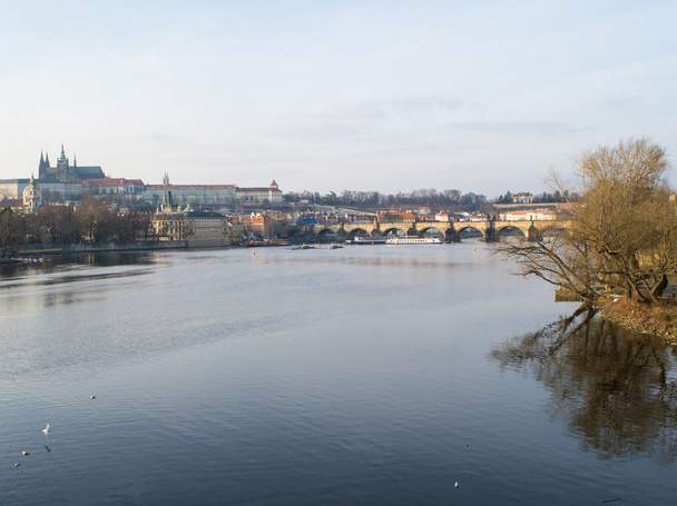 widok na Pragę, Republika Czeska - Zdjęcie, obraz