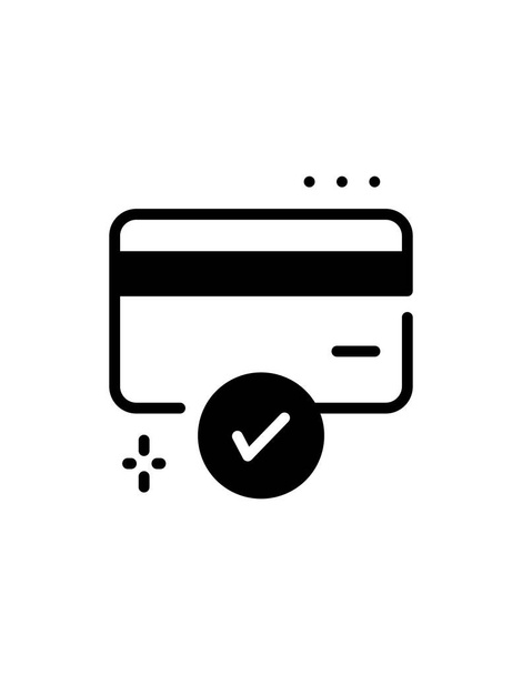 απεικόνιση διάνυσμα εικονίδιο πιστωτικής κάρτας - Διάνυσμα, εικόνα