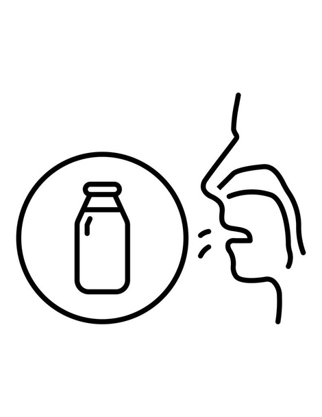 Векторна ілюстрація піктограми алергії
 - Вектор, зображення