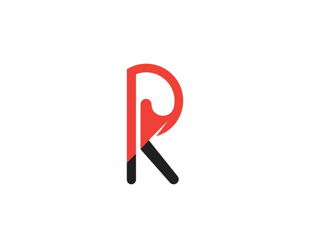 R Buchstabe Logo Vorlage - Vektor, Bild