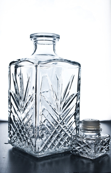crystal carafe isolate on white with clipping path - Zdjęcie, obraz