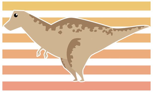 Dinozor Tyrannosaurus Vektör İllüstrasyonu -  - Vektör, Görsel