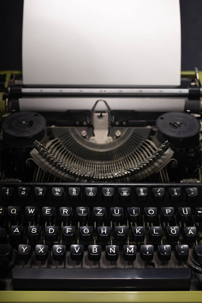 old vintage typewriter as retro writer concept - Fotó, kép