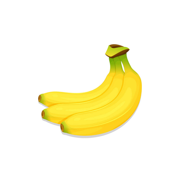 vector plátano aislado sobre fondo blanco - Vector, imagen