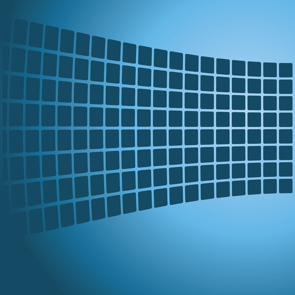 Blue Squares Background - Vector, Image