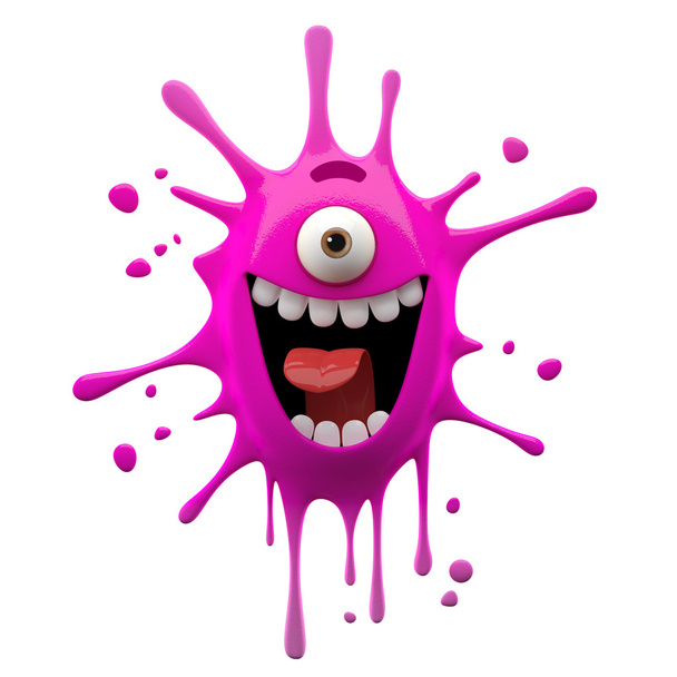 Exciting pink one-eyed monster - Photo, Image