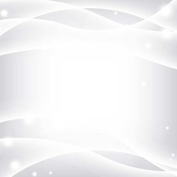 Silver waves background - Vector, Image