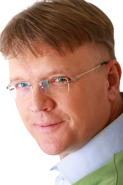 Portrait of man wearing glasses - Zdjęcie, obraz
