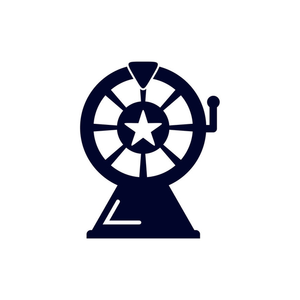Plantilla de vector de logotipo de icono de máquina de casino, Ilustración de icono de diseño de juego creativo, Icono de juegos de casino - Vector, Imagen